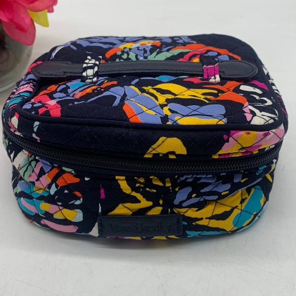 Vera Bradley Handbags - Vera Bradley Navy Orange Travel Jewerly Case MCB4934M